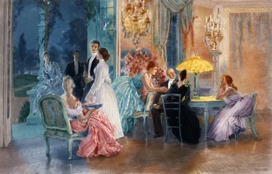 Der Abend im Schloss, 1890